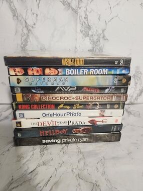 Assorted DVD Movie Collection - Mixed Brands
